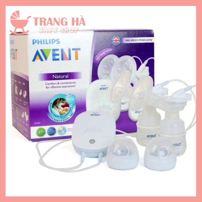 ⚡𝑺𝑯𝑶𝑷𝑬𝑬 𝑻𝑹𝑶̛̣ 𝑮𝑰𝑨́⚡ Máy hút sữa điện đôi  Philips Avent hoa tuyết bảo hành 2 năm