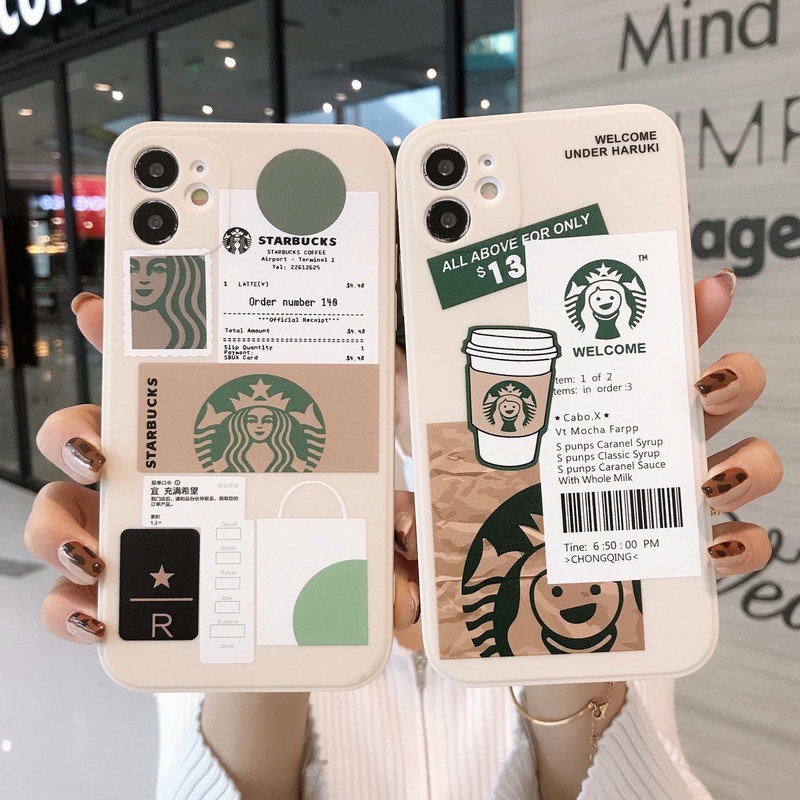 Ốp Điện Thoại TPU Viền Thẳng Hình Vé Máy Bay Cho iPhone 13 12 Mini 11 Pro X XR XS Max SE 2020 6 6S 7 8 Plus