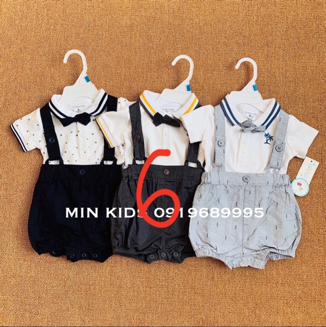 Set công tử 3ct bé trai siêu xinh