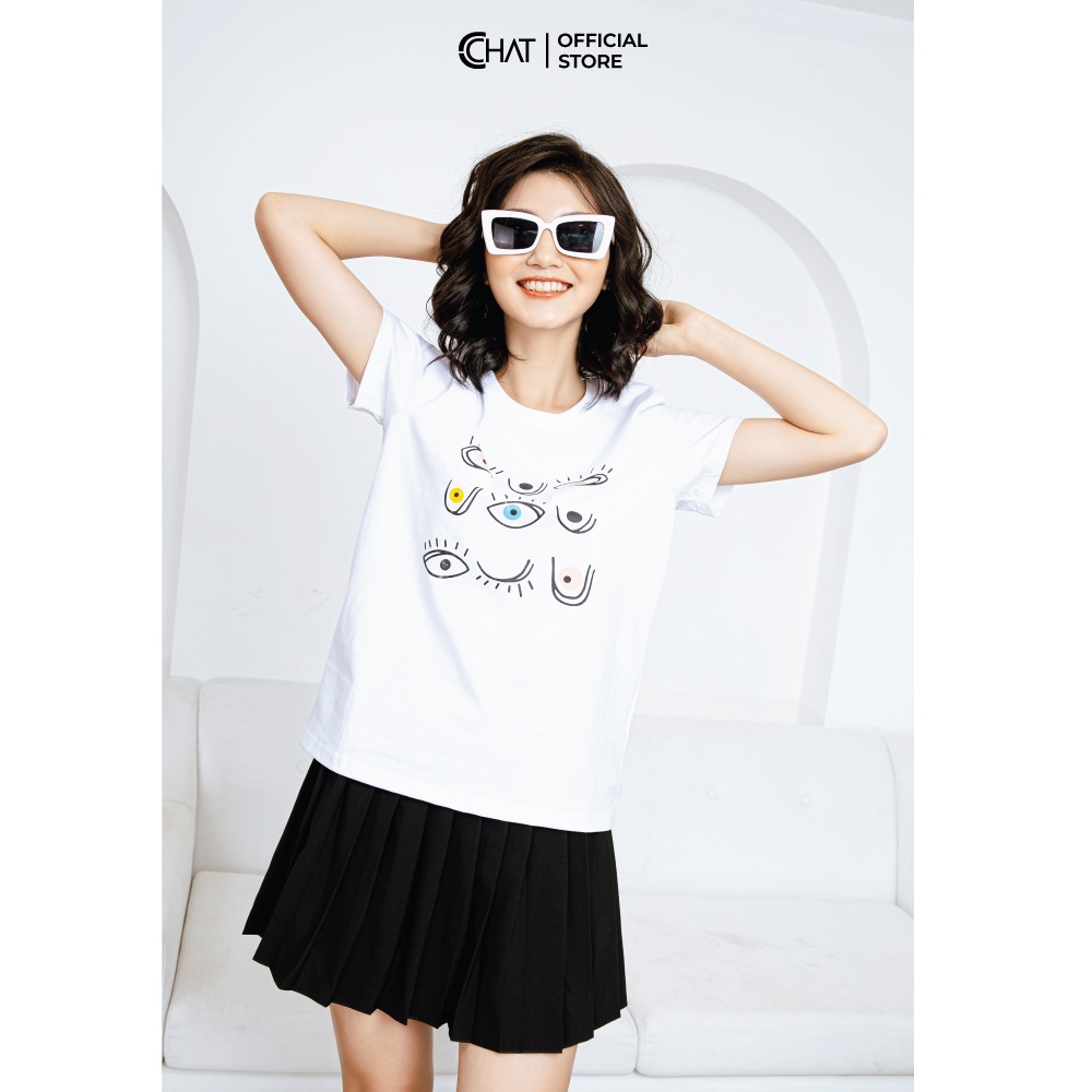 Áo phông in 9 con mắt CChat Clothes