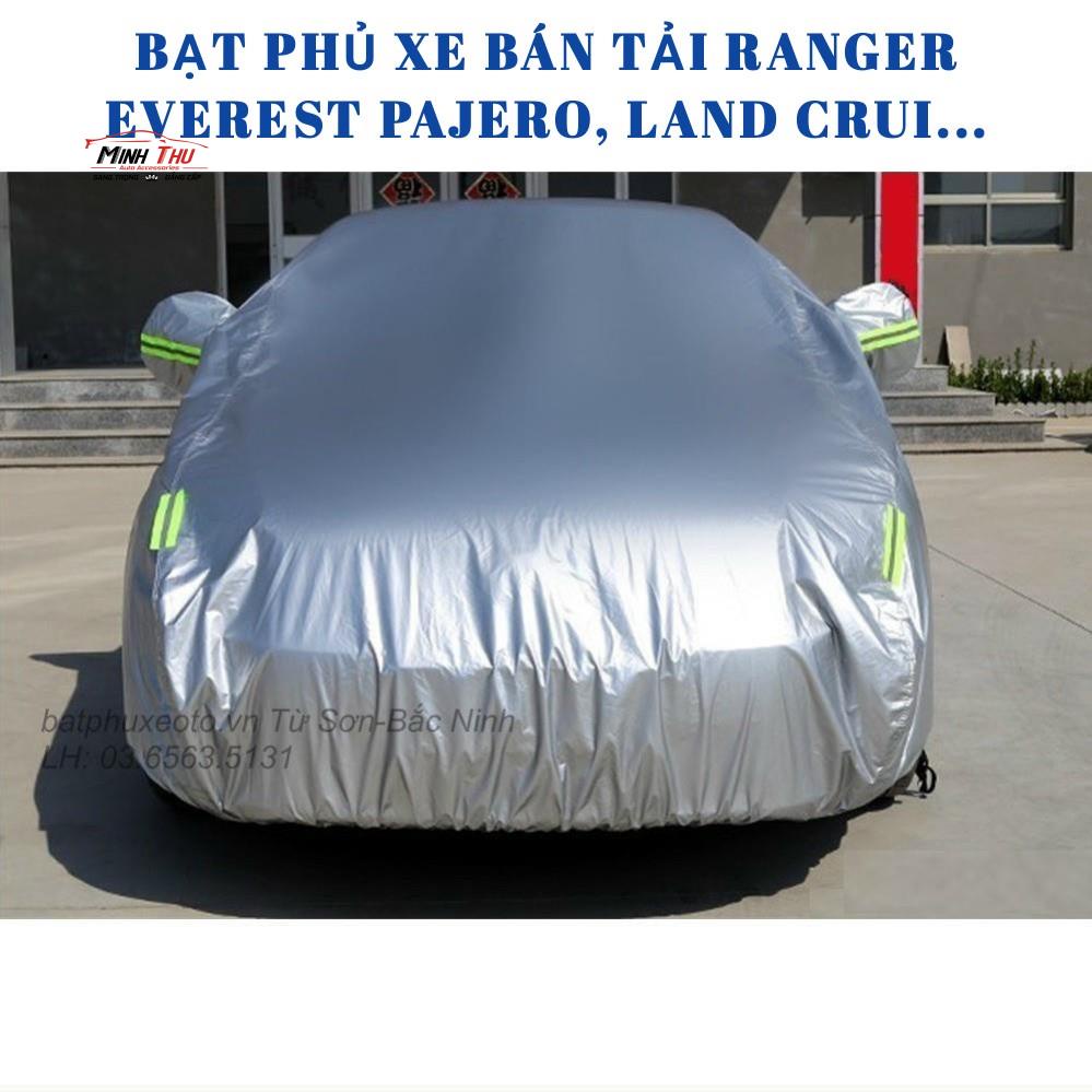 Bạt Phủ Xe Bán Tải - Bạt Phủ Xe Tráng Nhôm Cách Nhiệt Cao Cấp