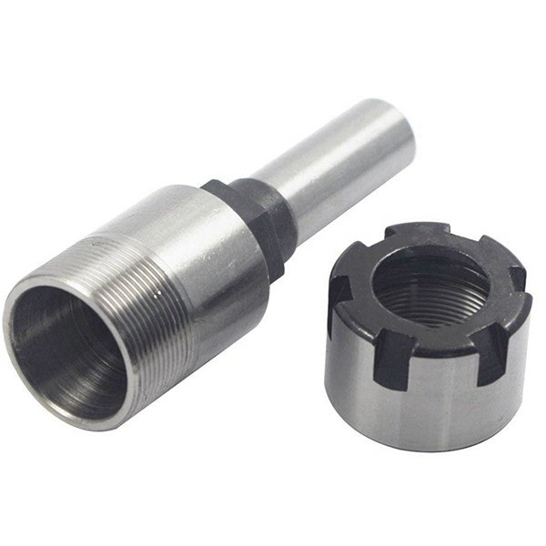 1/2 Inch Shank ER20 Router Collet Extension Road Collet Chuck Adapter with 13mm Spring Collet for CNC Milling Lathe Tool