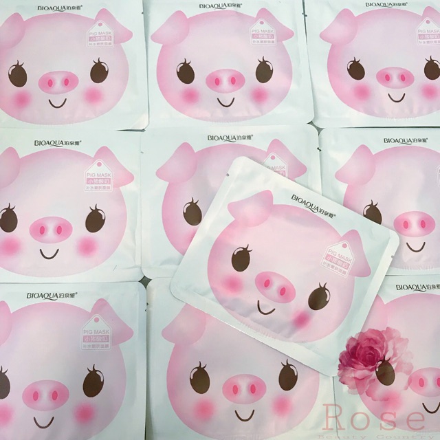 🐽🐷 MẶT NẠ Heo Pig mask Bioqua🐷🐽