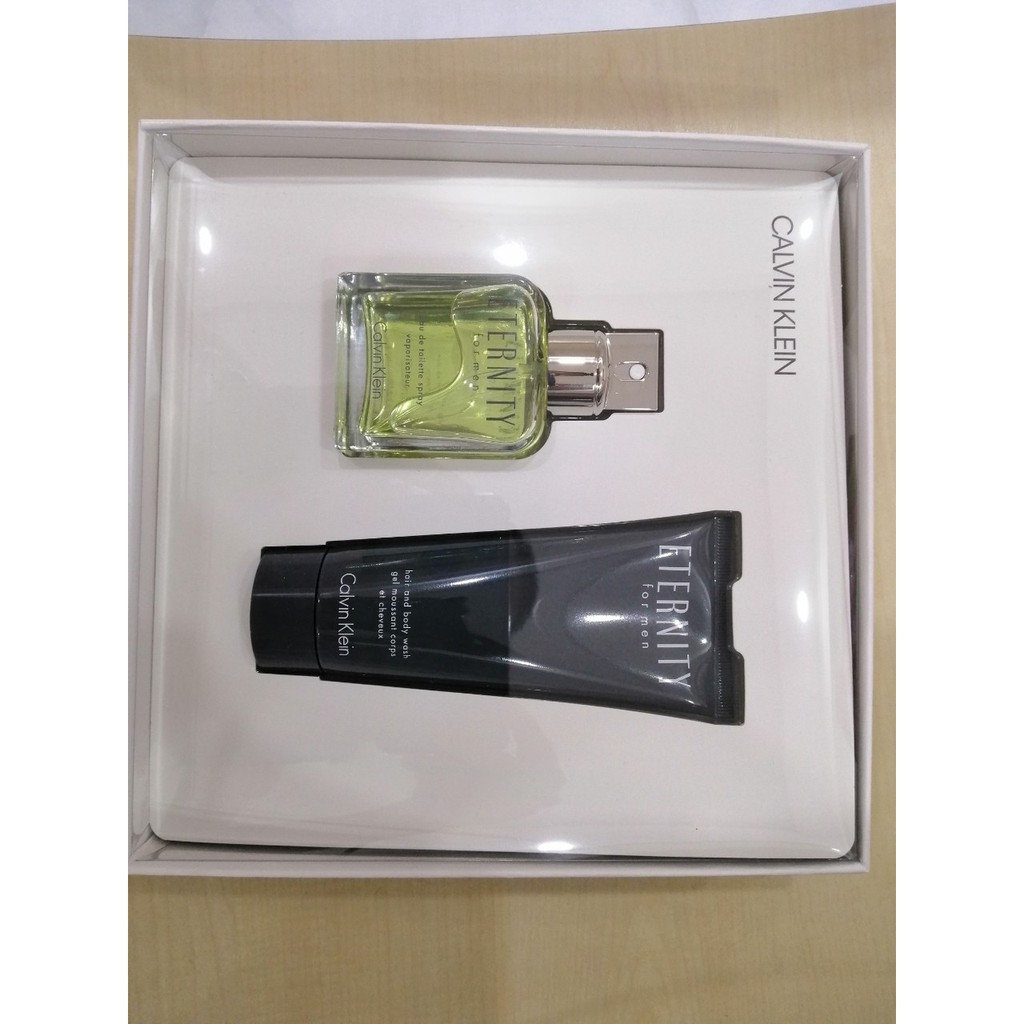 Bộ quà tặng Calvin Klein Eternity (M) 50ml EDT + 100ml Sữa tắm dành cho nam