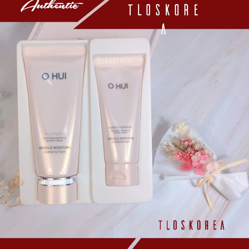 [Mã SKAMLTSM9 giảm 10% đơn 99K] Ohui Hồng Sữa Rửa Mặt Ẩm mịn - Miracle Moisture Cleansing Foam 100ml/200ml