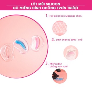 Bộ 2 miếng lót giày silicon cao cấp