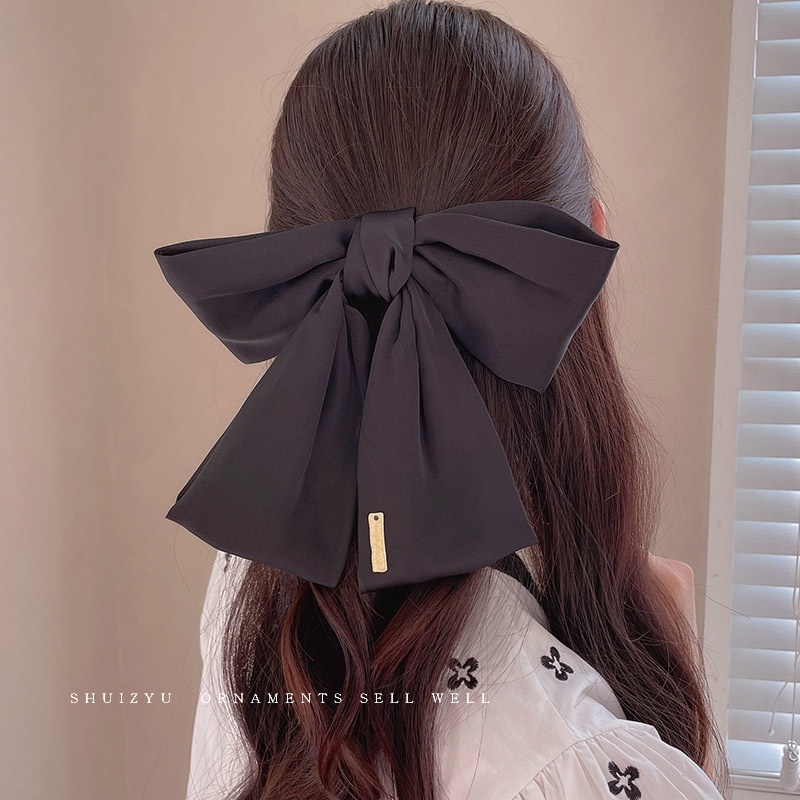 Kẹp Tóc Nơ To Nhiều Màu Phong Cách Hàn Quốc Mới 2022