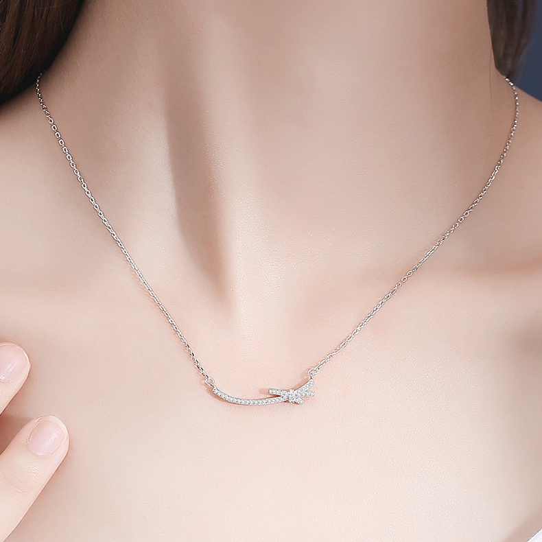 Dây chuyền vòng cổ cao cấp đính đá sợi mảnh tinh tế - Mely 1503