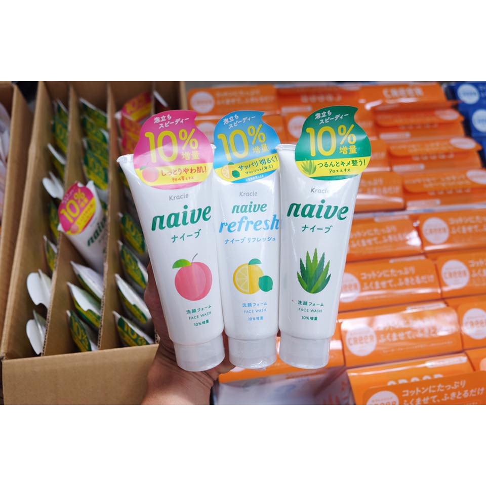 Sữa Rửa Mặt Kracie Naive Face Wash