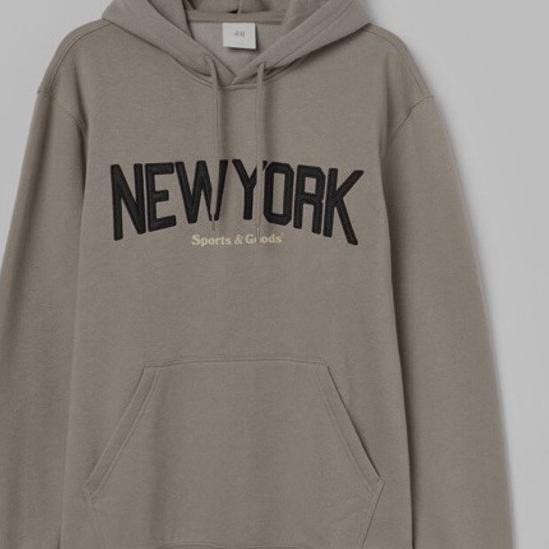 Áo Hoodie Hnm H & M New York Chest Embroidery (Good Code 212)