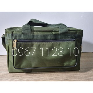 Túi đồ nghề - ngang nhỏ 2 hộp khóa đồng cao cấp