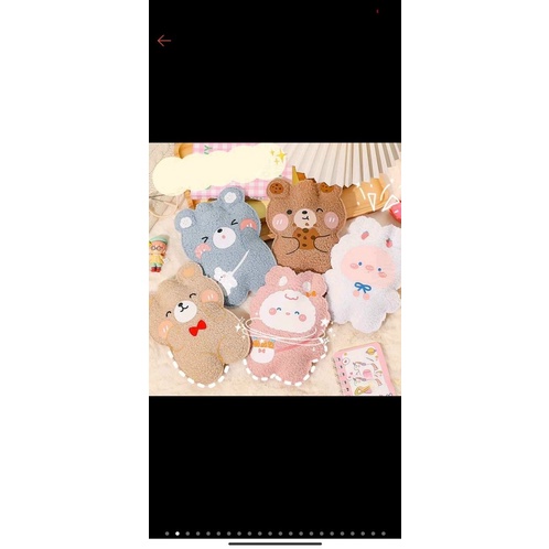 Túi chườm nóng lạnh lông xù 350ml sưởi ấm bụng đa năng, Túi sưởi chườm ấm bụng nhiều mẫu xinh xắn