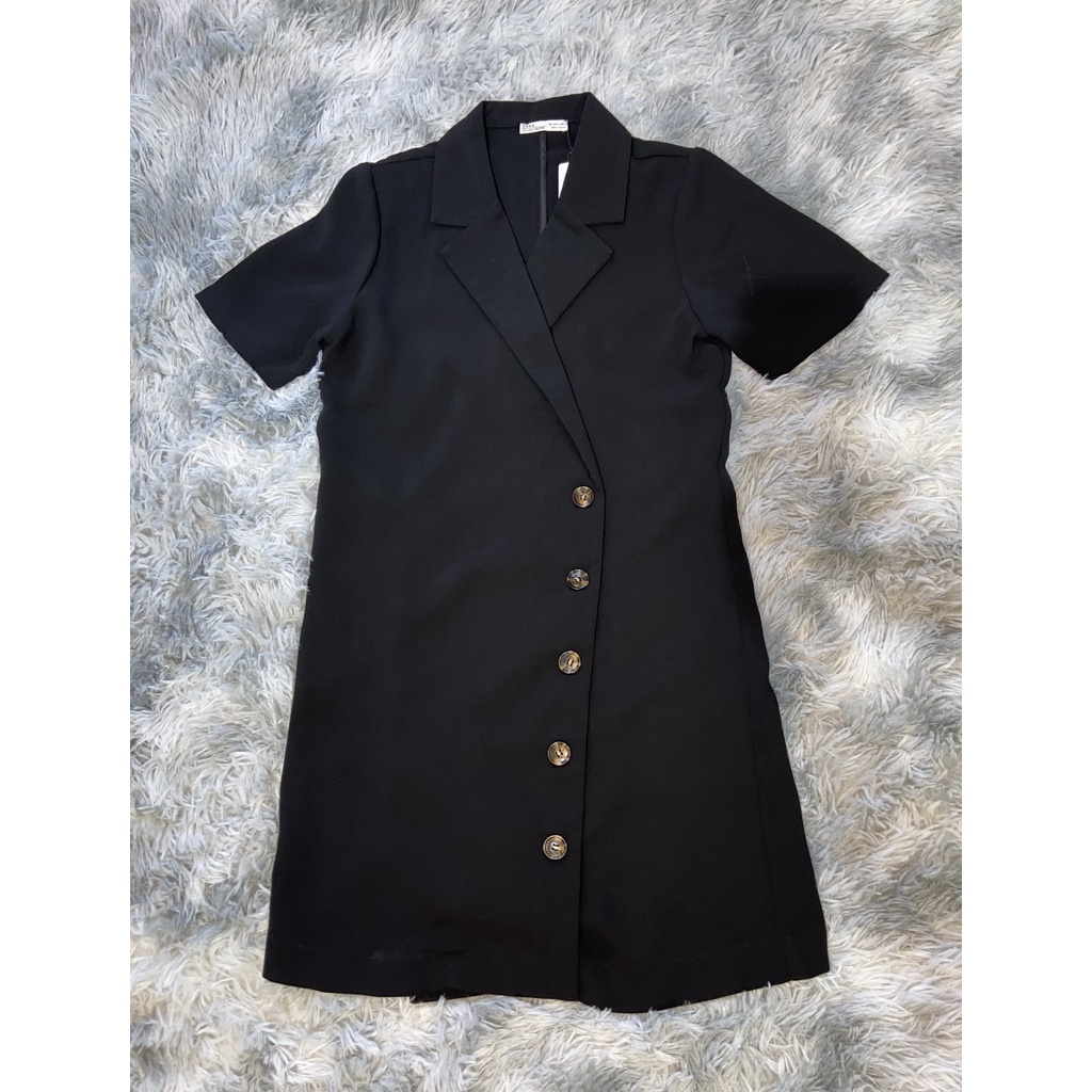 Đầm vest cao cấp tay ngắn, dạo phố, công sở thanh lịch sang trọng | BigBuy360 - bigbuy360.vn