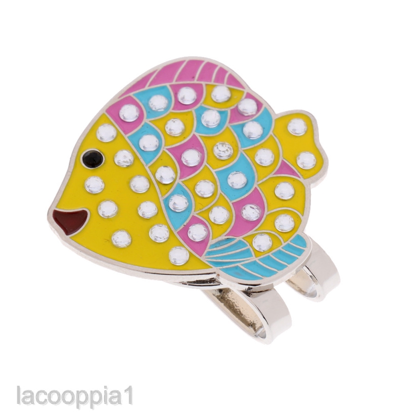 [Lacooppia1] Kẹp Nón Chơi Golf Mini Bằng Hợp Kim Có Nam Châm Đánh Dấu Kiểu Khác Nhau