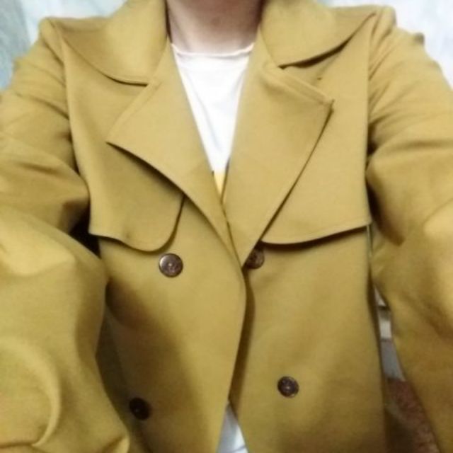 áo khoác kaki dáng ngắn 2 lớp | BigBuy360 - bigbuy360.vn