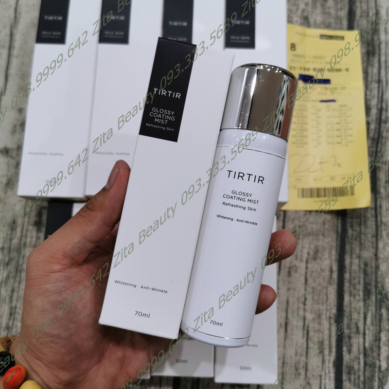 [Duty Hàn] Xịt Khoáng Làm Trắng và Chống Lão Hóa Tir Tir Glossy Coating Mist 70ml