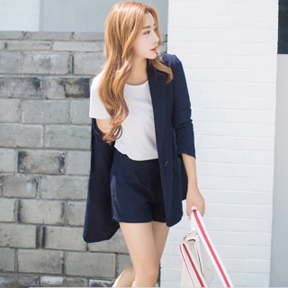 Set Blazer xanh Navy