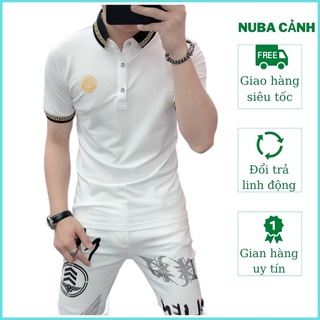 Áo thun nam ngắn tay cố bẻ mẫu mới đẹp giá rẻ,áo phông TCS125