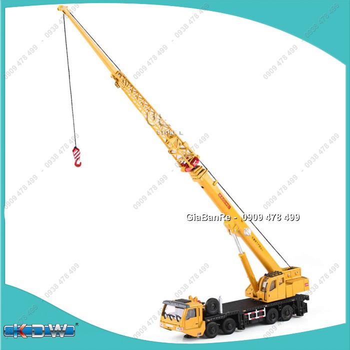 Mô Hình Sắt Xe Cẩu Hạng Nặng 4 Tầng Nâng Cẩu Kéo Cao 97cm Tỉ Lệ 1:50 - Kdw - 9920