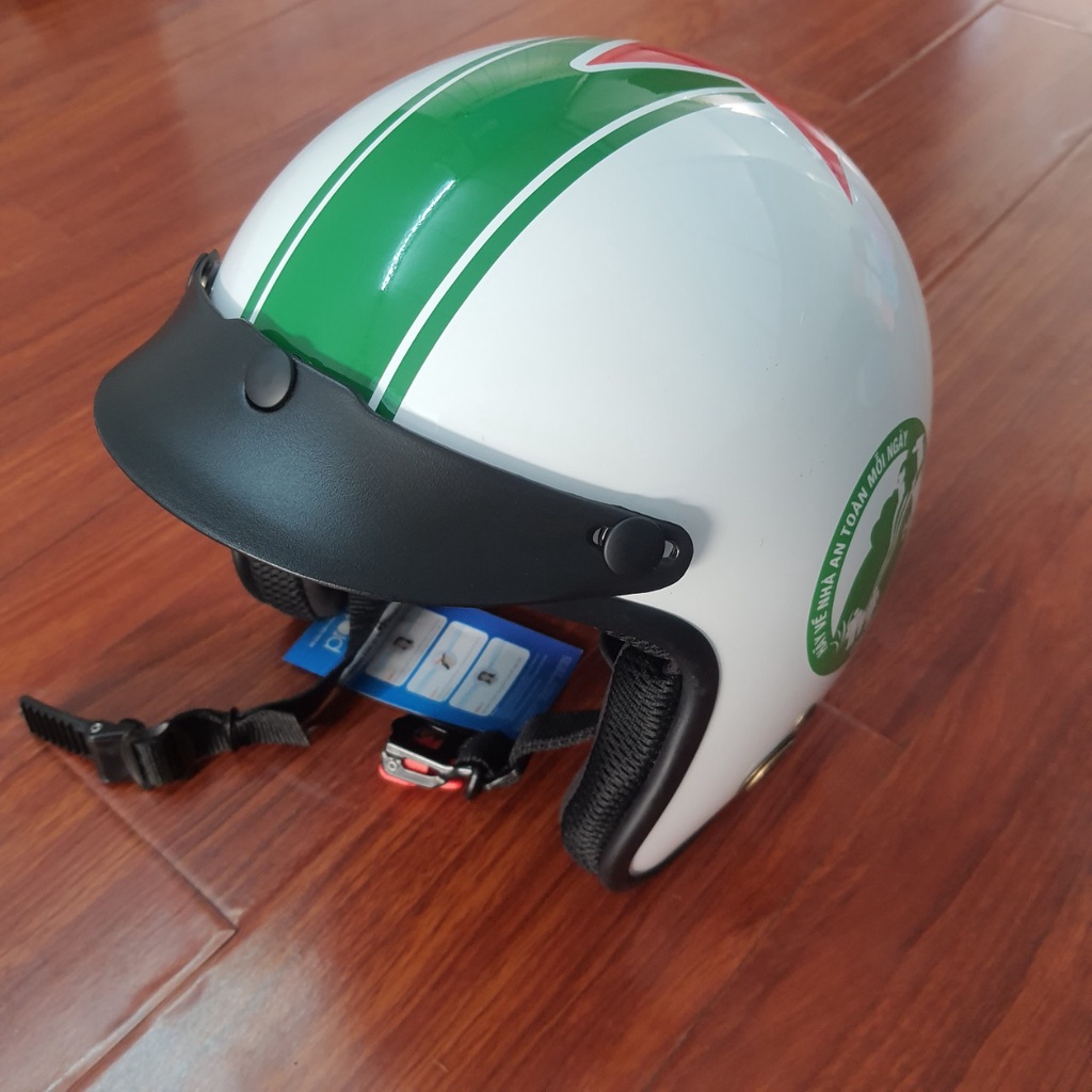 Mũ Bảo Hiểm Xe Máy Moto 1/2 Nửa Đầu 3/4 Đầu Người Lớn Quảng Cáo Heineken Hàng Đặc Biệt Đặt Hàng Hãng Protec Có Tem Chuẩn