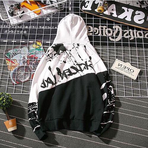 < FREESHIP > Áo hoodie vải nỉ, sweat hàn nam nữ vải dày dặn, bao đẹp, bao chất phối đen trắng | BigBuy360 - bigbuy360.vn