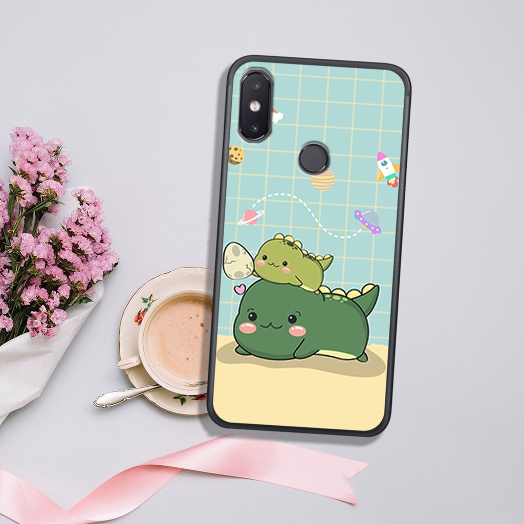 [HOT]ỐP XIAOMI  MI 5X - MI A1 - MI 8 - MI 8 SE IN HÌNH KHỦNG LONG CHIBI SIÊU DỄ THƯƠNG.