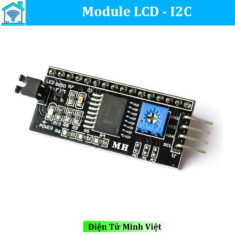 Mạch Chuyển Giao Tiếp LCD1602 LCD1604 LCD2004 Sang I2C