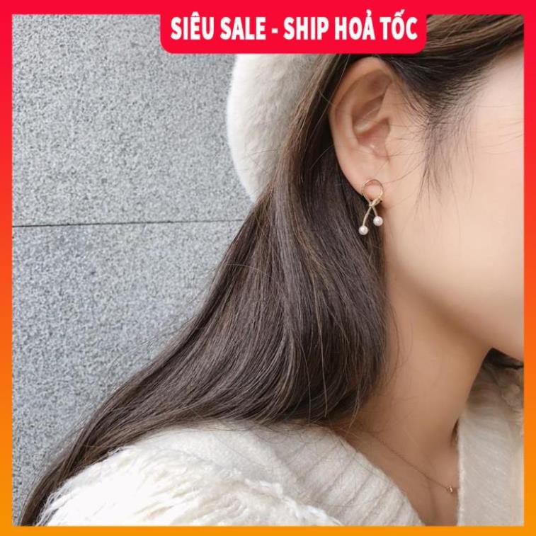 Có ảnh thật 🌸Tặng chốt khuyên🌸 Bông tai hình trái cherry| Khuyên tai nữ đẹp 2021 - Trang sức Wink Accessories L1L05