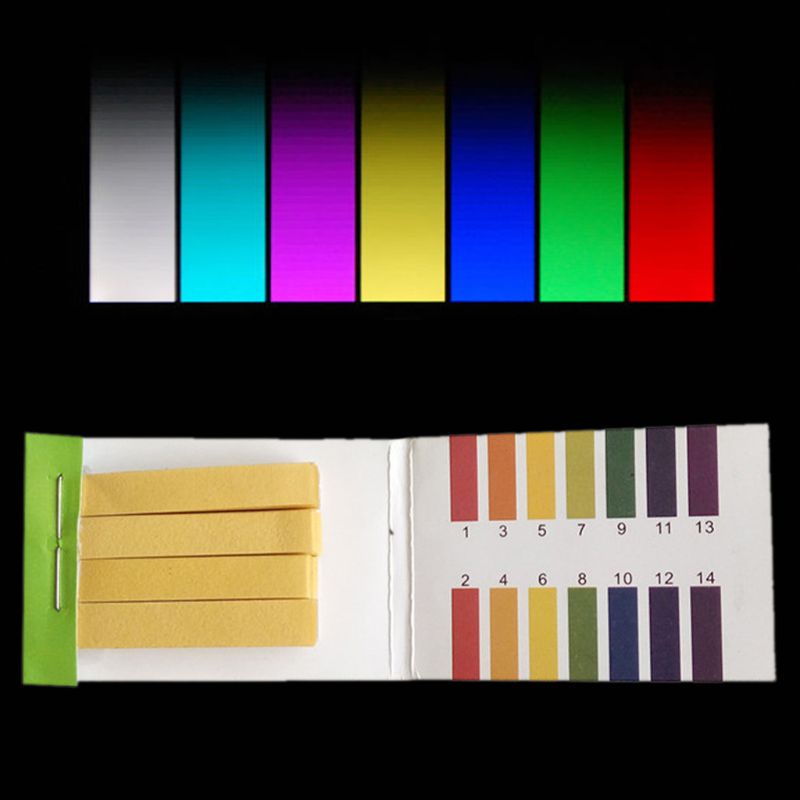 Set 80 giấy quỳ tím thử độ pH tiện dụng đa năng 1-14 acidic