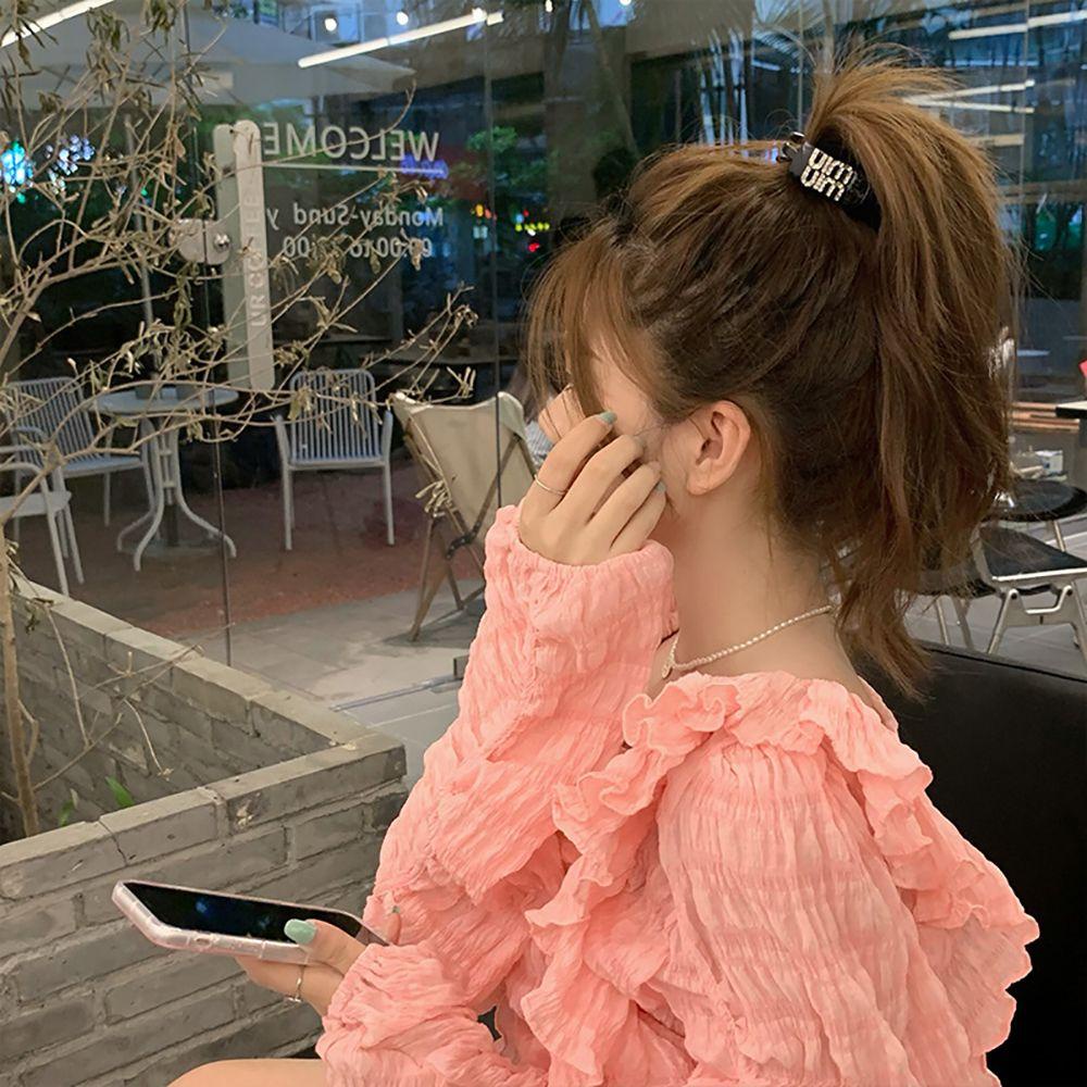Kẹp Càng Cua Bằng Nhựa Phong Cách Hàn Quốc Thời Trang Cho Nữ