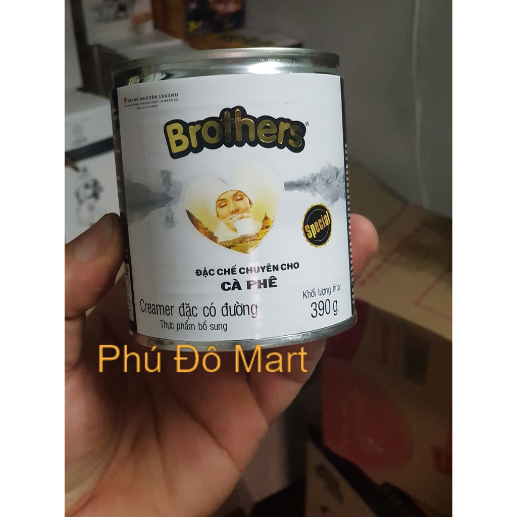 Sữa Đặc Có Đường Brothers Coffee Trung Nguyên ( Hộp 390 Gr)