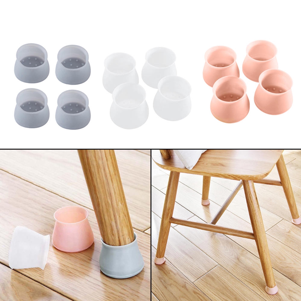 Set 4 Miếng Bọc Chân Bàn Ghế Chống Trầy