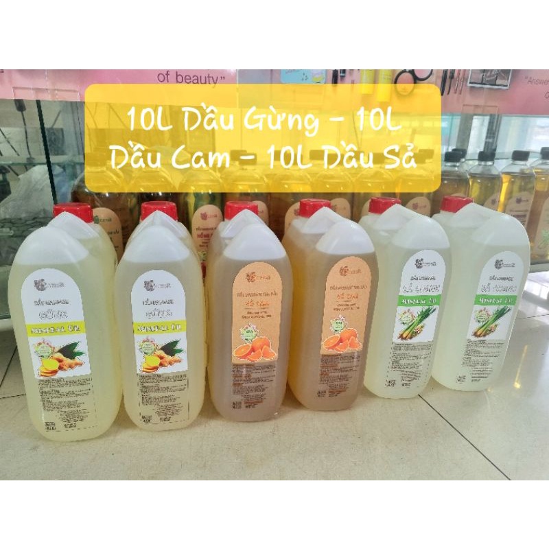 Combo 2 Can Dầu Massage Body Chuẩn Spa ACENA 5000ml - 10 lít Dầu Massage Trơn Tay, Hương Thơm Thư Giãn