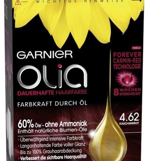 (Hàng Đức) Thuốc nhuộm tóc garnier olia 4.62