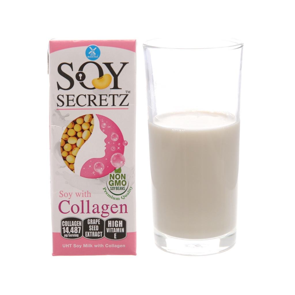 1 Thùng sữa đậu nành Collagen Soy secretz nhập khẩu Thái Lan