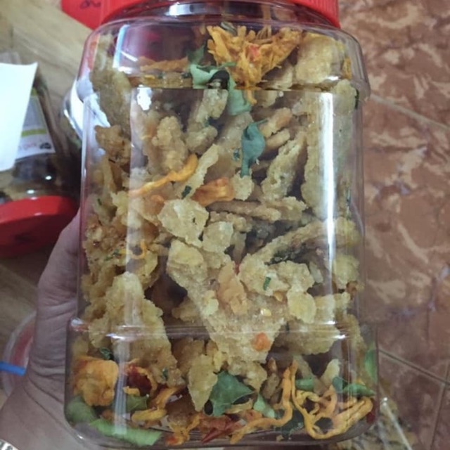 Cơm cháy lắc khô gà