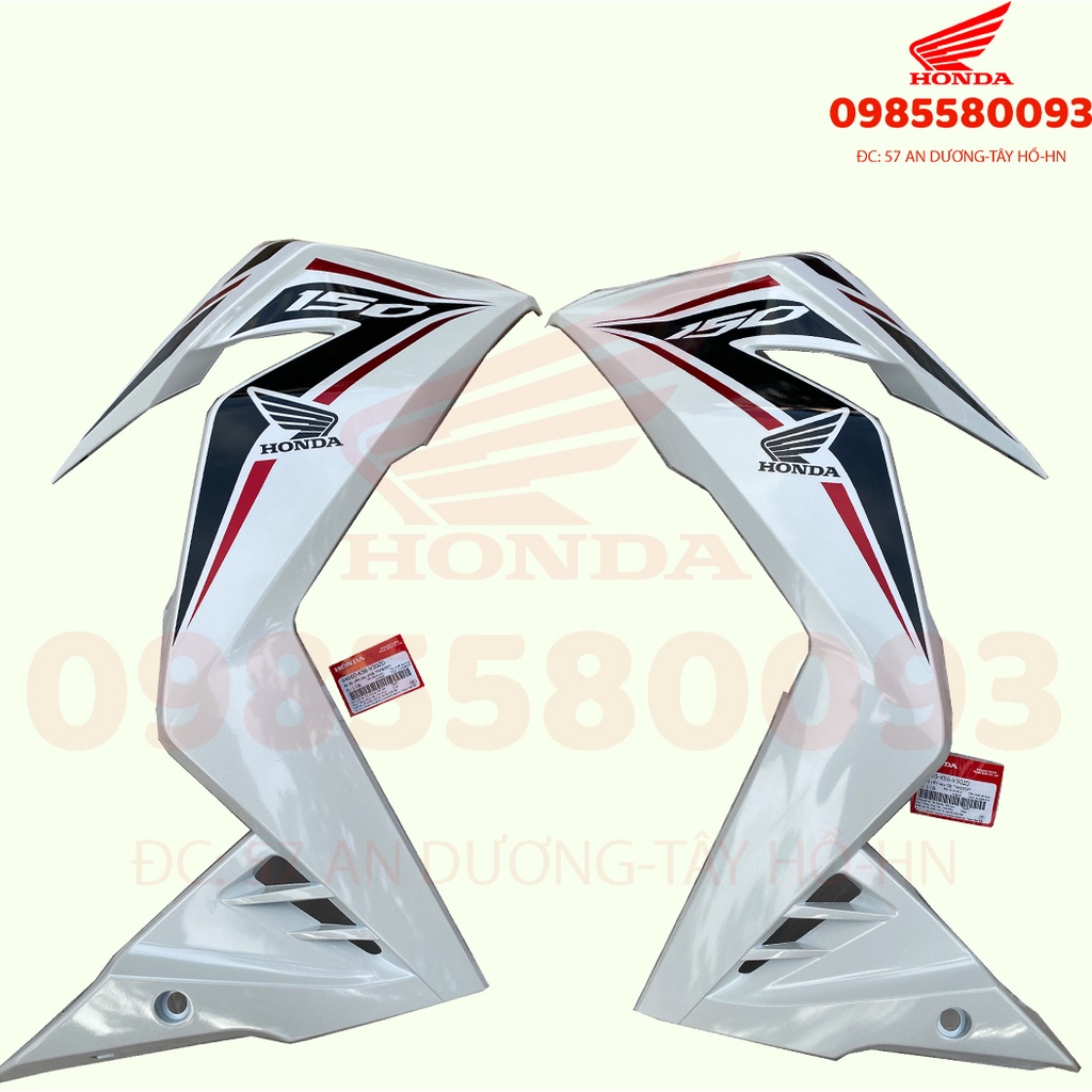 Nhựa cánh yếm winner v1, bửng xe màu trắng 2018, chính hãng honda