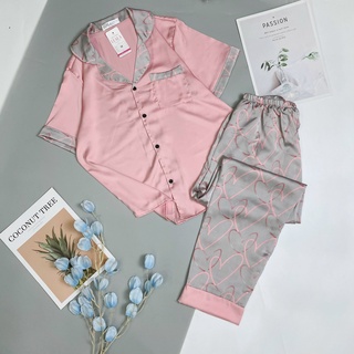Bộ đồ ngủ - đồ mặc nhà satin cộc dài - luala pyjamas