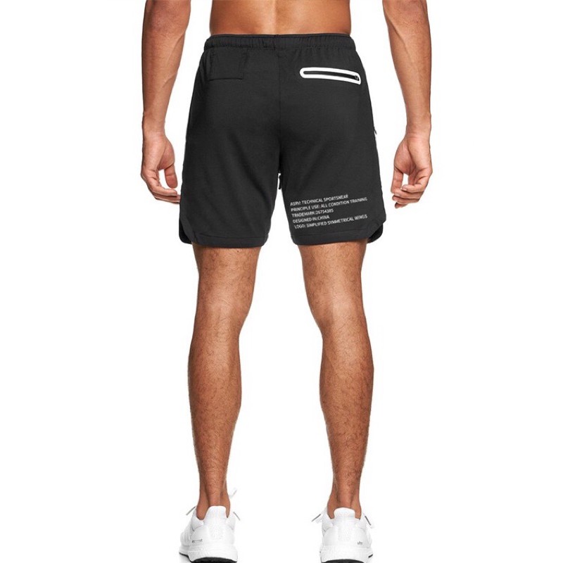 Quần đùi nam tập gym, chạy bộ ASRV chất đẹp, có video sản phẩm | BigBuy360 - bigbuy360.vn