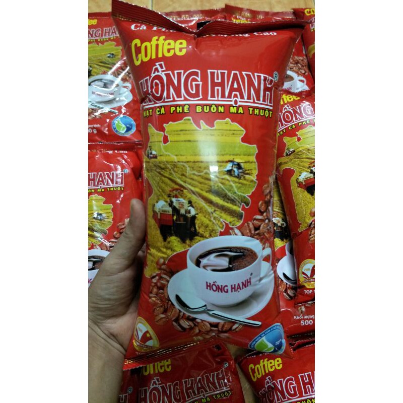 1kg cà phê Hồng Hạnh màu đỏ