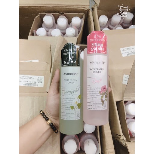 [SHOPEE TRỢ GIÁ]NƯỚC HOA HỒNG TONER MAMONDE 250ML