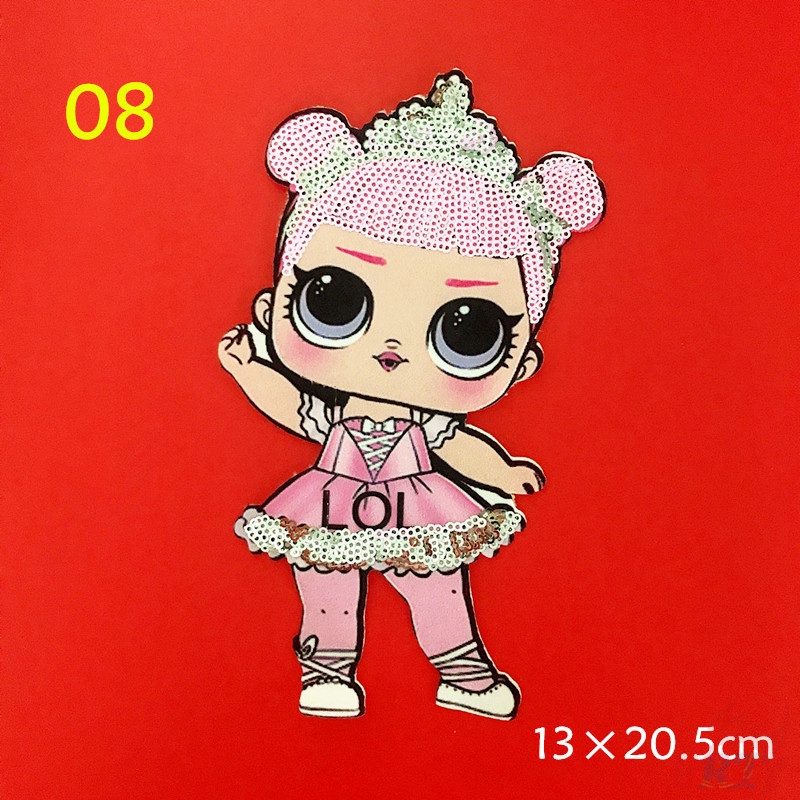 1 Miếng Vá Quần Áo Búp Bê Lol Suprise Đính Kim Sa Diy (L) (Lol Suprise - Series 03)