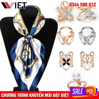 Kẹp Giữ Khăn, Khóa Gài Khăn, Nút Thắt Khăn Đa Năng Giúp Bạn Thắt Tạo Nơ Dễ Dàng