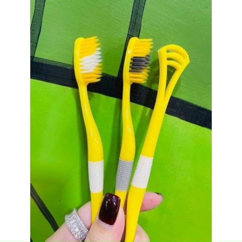 Hộp 8 bàn chải vịt vàng G.Duck kèm cạo lưỡi