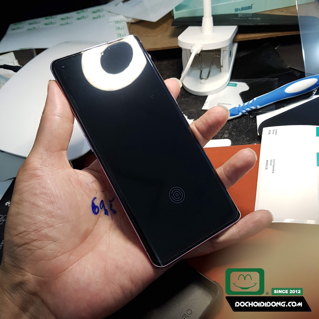 Miếng dán màn hình polime UV ( PPF UV ) Zacase kháng khuẩn cao cấp dành cho Oppo Reno 3 Pro 5G