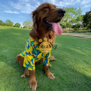 Áo sơ mi thú cưng phong cách Hawaii - Áo chó lớn từ 16kg tới 30kg