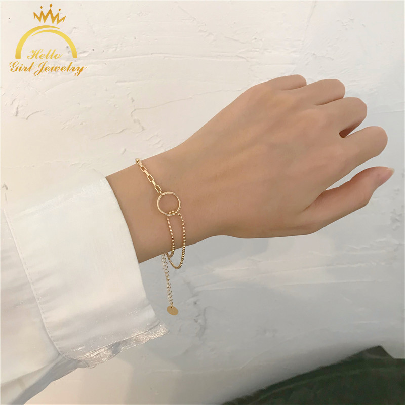  Vòng Tay Hợp Kim Mạ Vàng Phong Cách Bohemian Dành Cho Bạn Nữ