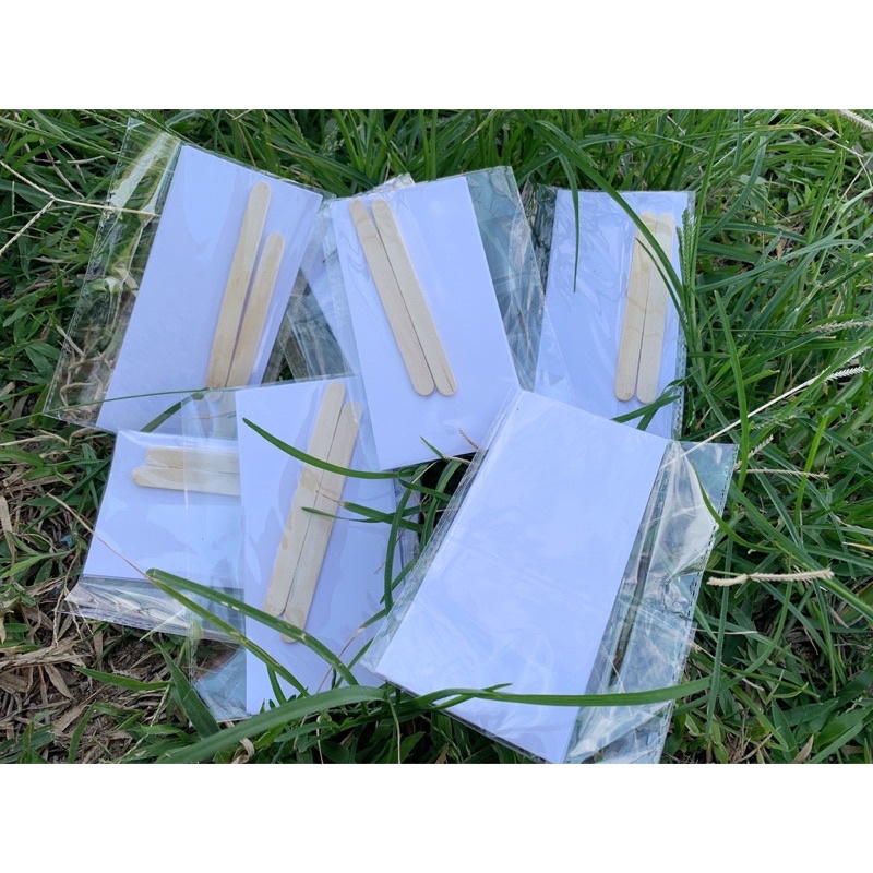 Set Giấy Wax Lông Và Que Gỗ