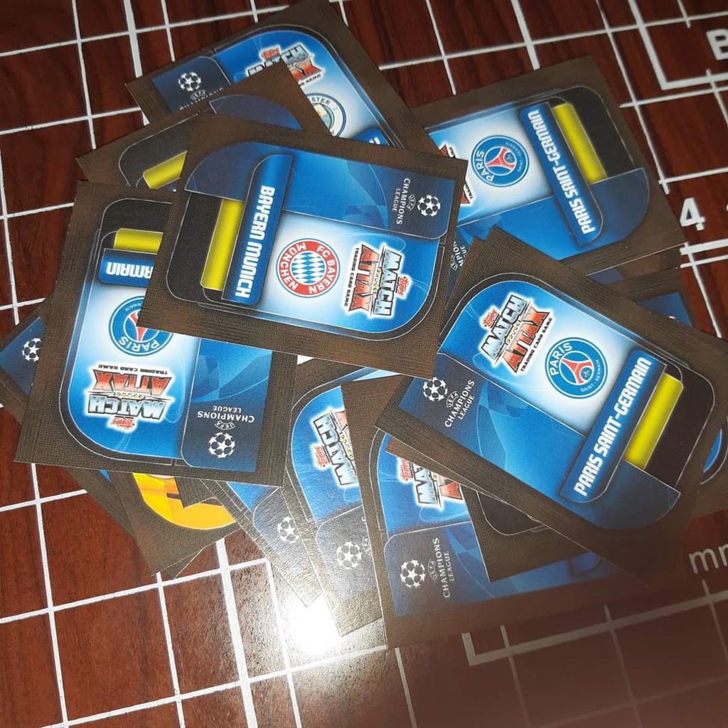 [Bộ 15]  Thẻ cầu thủ BAYER MUNICH size Poca MATCH ATTAX VIỆT NAM 2019/20 thẻ in custom ST STORE CARD