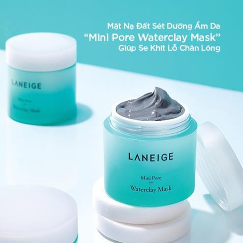 [COSLANE10 -12% ĐH300k]Mặt nạ đất sét se khít lỗ chân lông Laneige Mini Pore Waterclay Mask 25ml - Miniature